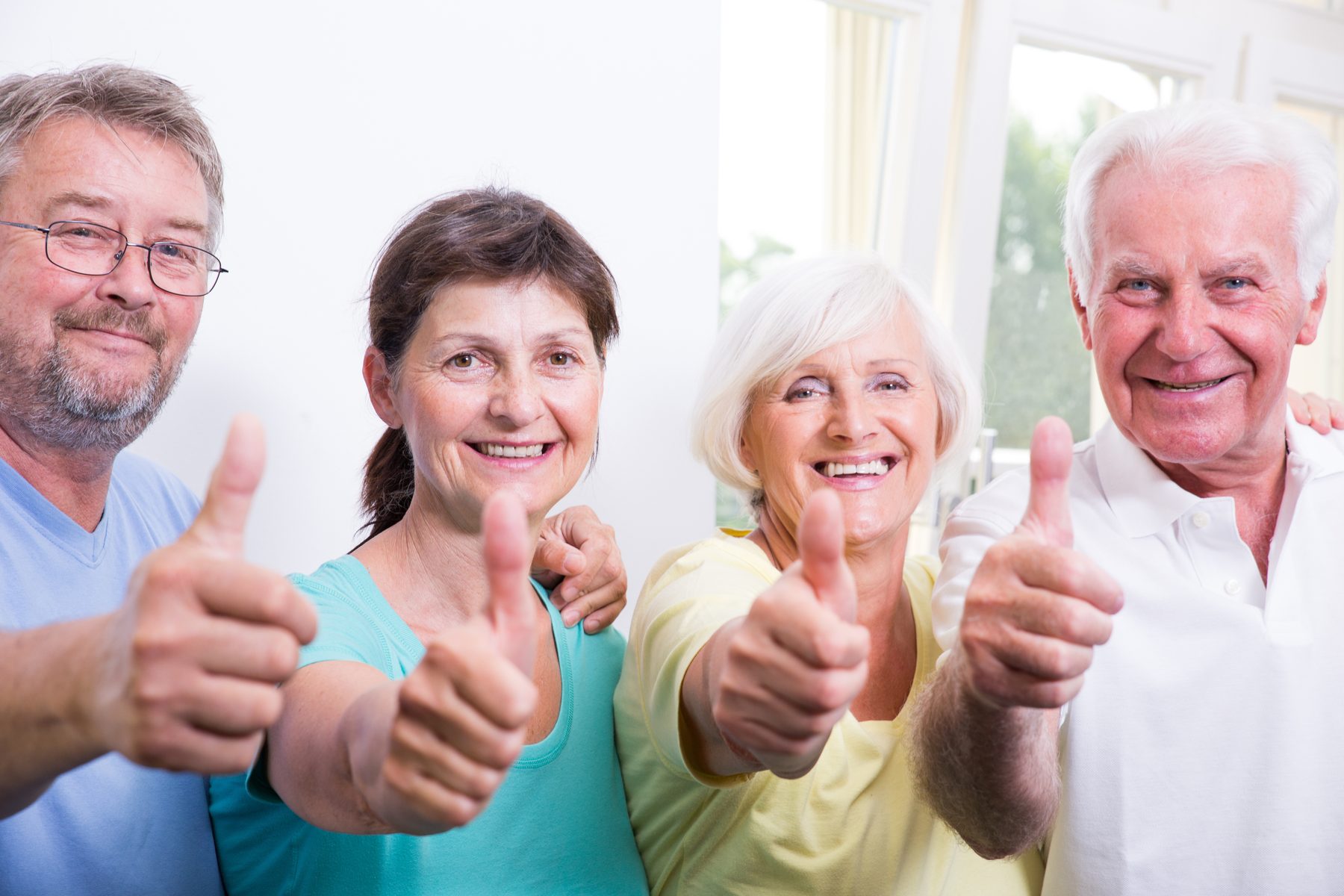 Zufriedene Patientinnen und Patienten